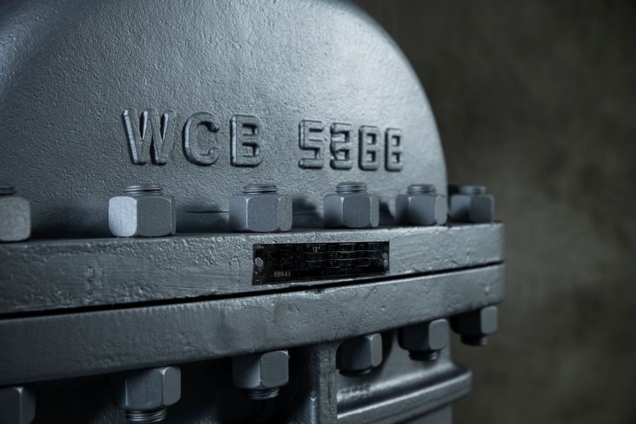IMR gate valve WCB cast body detail